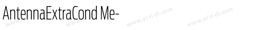 AntennaExtraCond Me字体转换